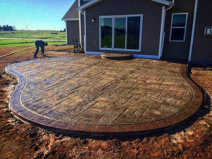 Stamped Concrete Patio Contractor New London WI
